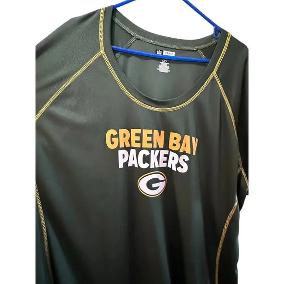 NFL Team Apparel Green Bay Packers Football T-Shirt Size 2X - Picture 4 of 5